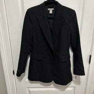 H&M black women’s suit coat